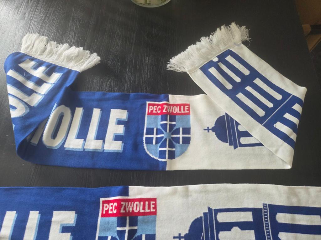 PEC Zwolle Fansjaal - Nieuw (3 stuks), Blauw, Nieuw, Overige maten, Ophalen of Verzenden