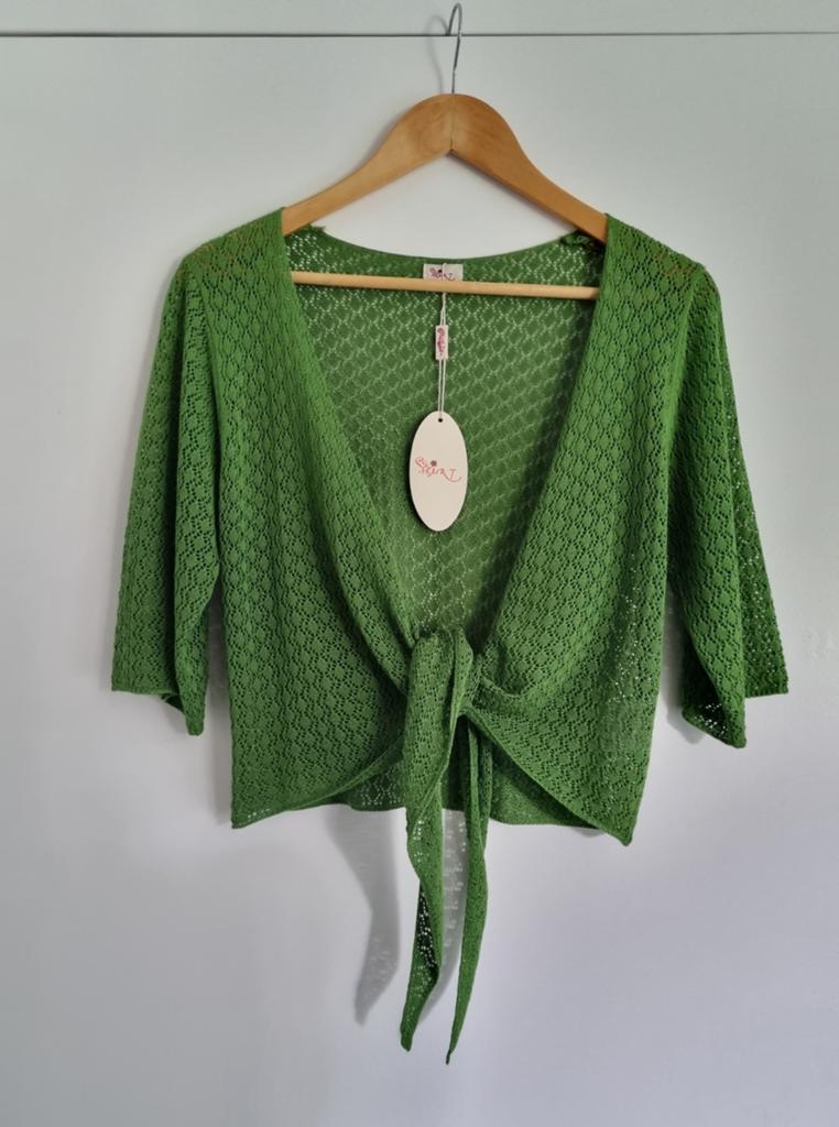 Nieuwe groene bolero / vestje - Maat S, Kleding | Dames, Heart, Nieuw, Ophalen of Verzenden, Maat 36 (S)