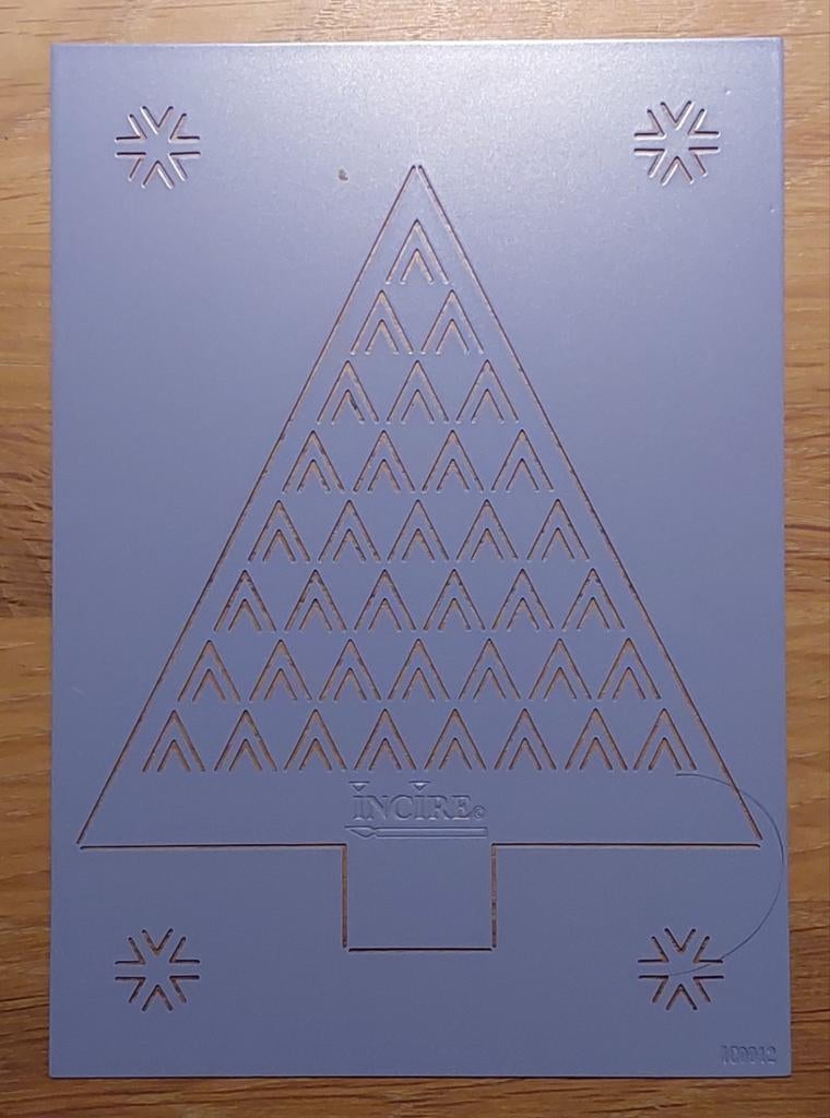 Incire Snijmal -  Kerstboom Driehoek, Ophalen of Verzenden, Zo goed als nieuw, Kerst, Pons of Mal