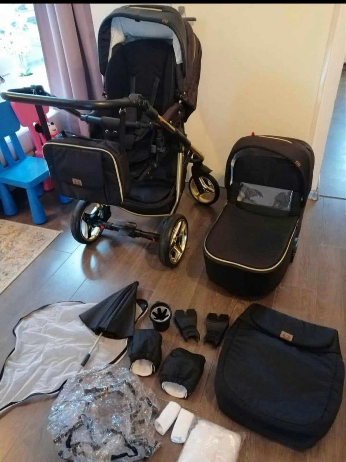 Adamex 3-in-1 Kinderwagen (excl. autostoeltje), Ophalen, Gebruikt, Overige merken