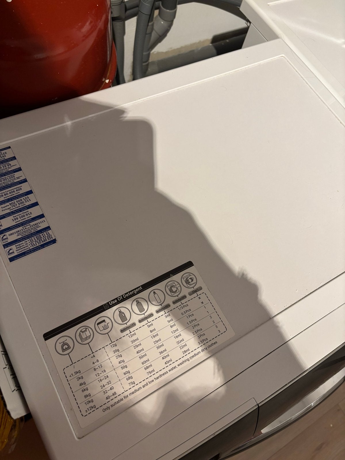 Haier HW80-B14979 I-Pro Series 7 Wasmachine - 8kg, A-klasse, Witgoed en Apparatuur, Wasmachines, Ophalen, Gebruikt, 85 tot 90 cm