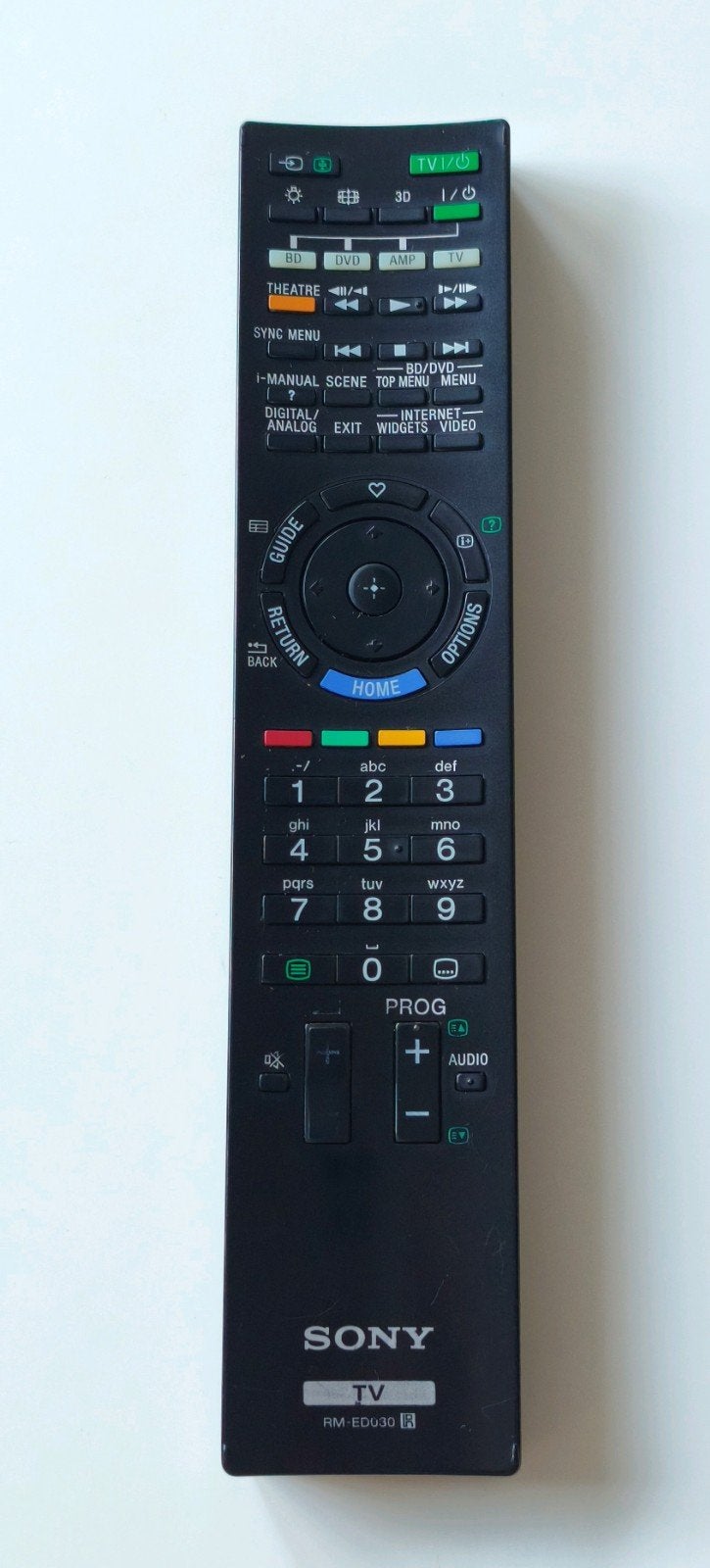 Sony RM-ED030 TV Afstandsbediening, Ophalen of Verzenden, Gebruikt, Origineel, Tv