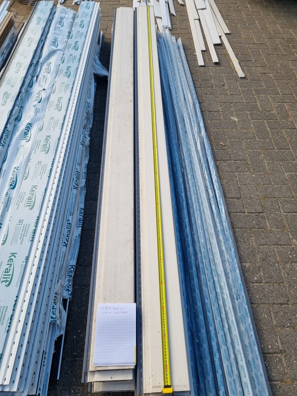 Diverse Keralit gevelpanelen en profielen - Nieuw, Ophalen, Nieuw