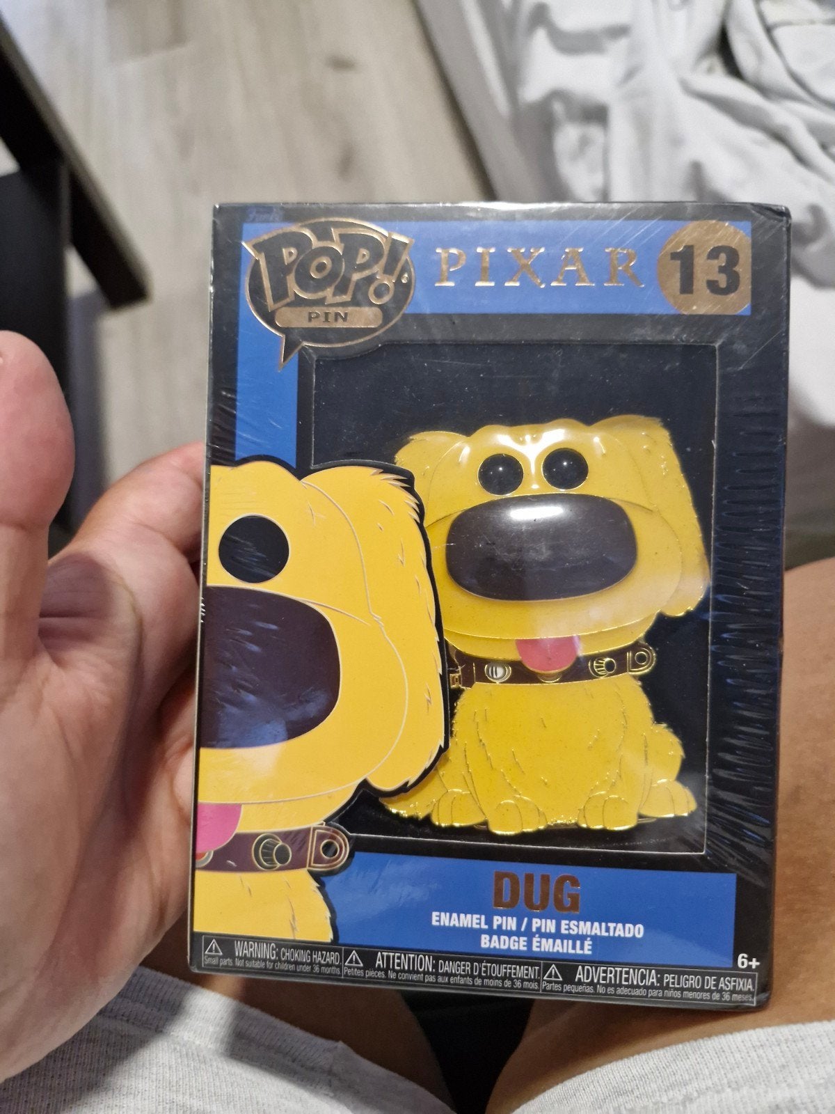 Funko Pop! Pin Pixar Up Dug Emaille Speld Nie, Ophalen, Nieuw