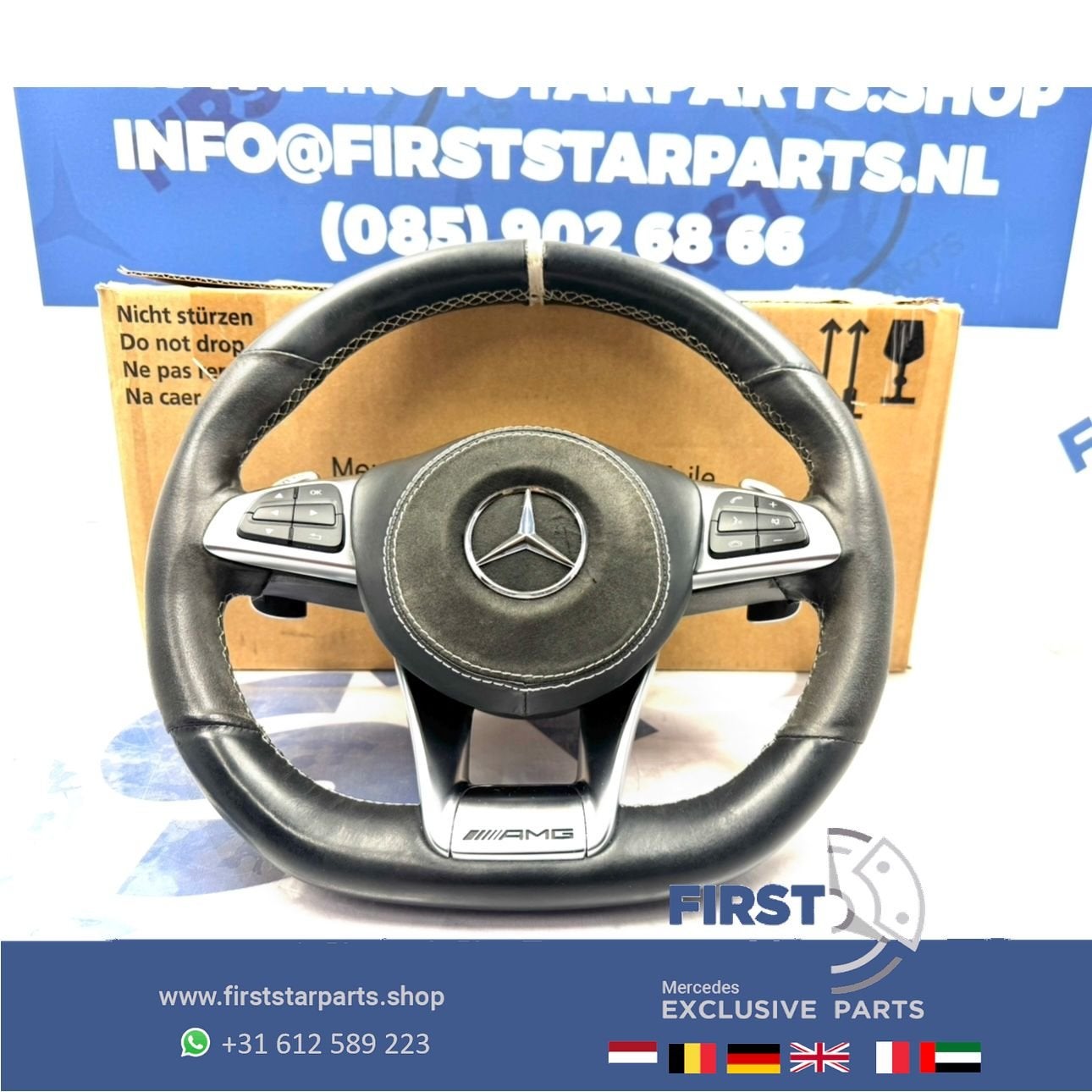 GLE63 AMG Stuur + Airbag GLE63 GLE63s LANE ASSIST W166 C292, Auto-onderdelen, Gebruikt, -, Ophalen of Verzenden, -