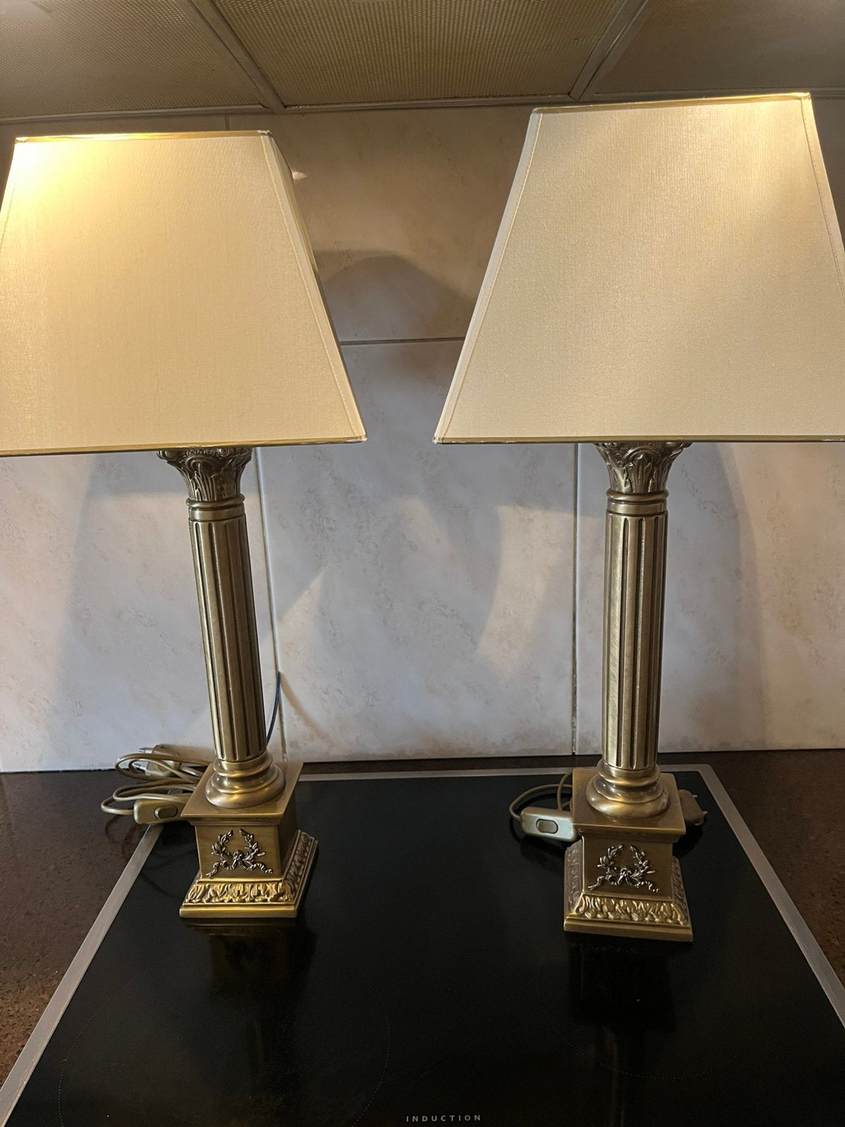 Prachtige heel zwaar empire stijl lampen, Ophalen, Zo goed als nieuw, Klassiek