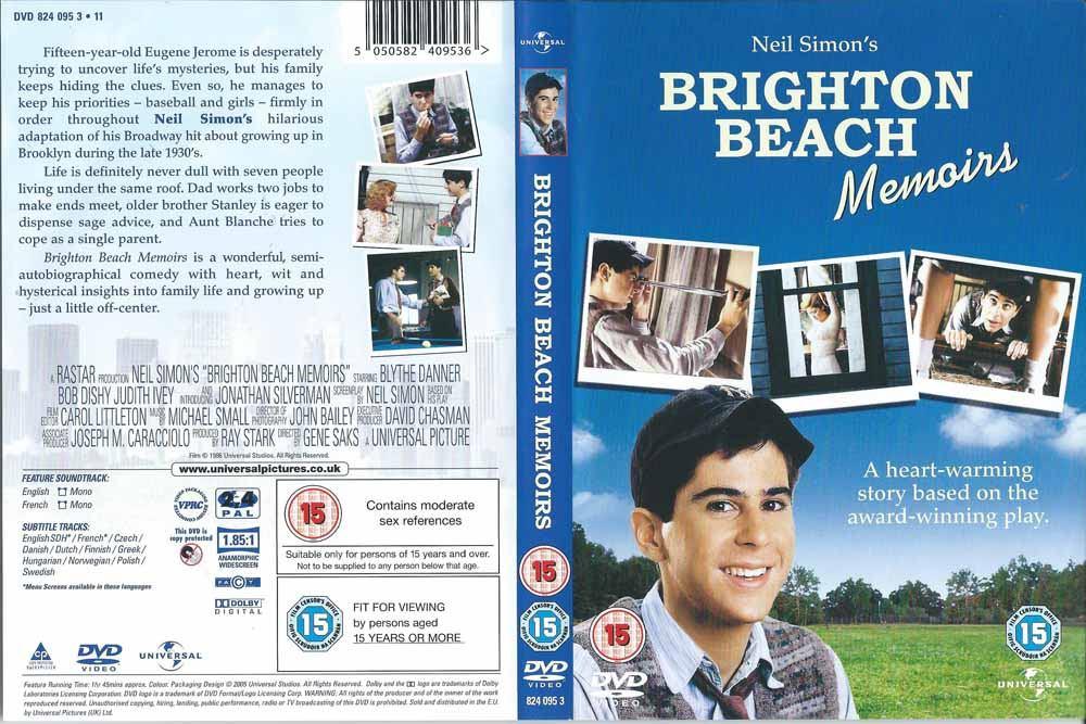 Brighton Beach Memoirs 1986 DVD met Blythe, Alle leeftijden, Ophalen of Verzenden, Zo goed als nieuw, Komedie