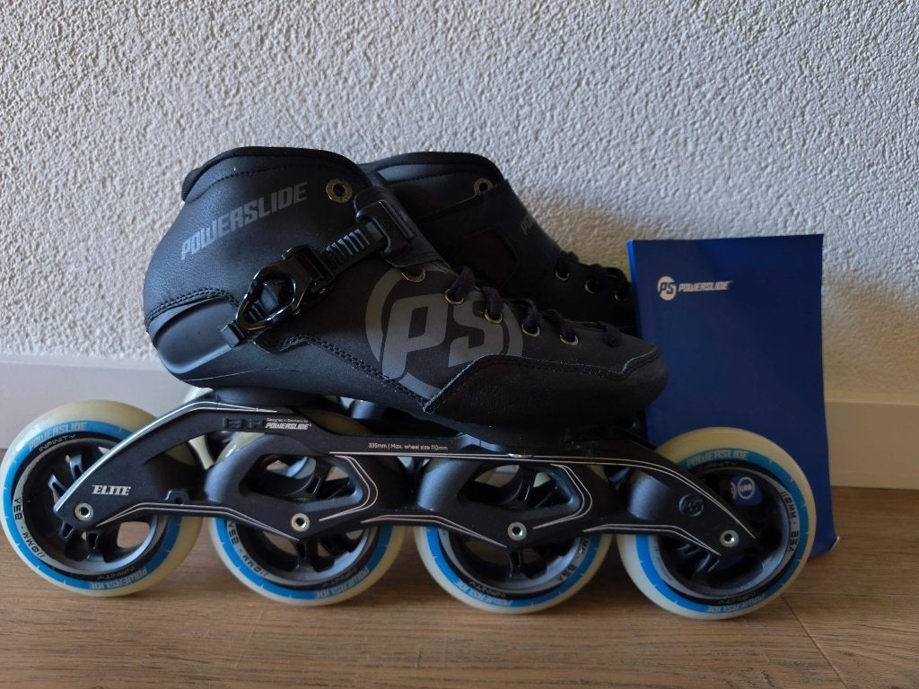 Gave powerslide R2 skeelers maat 39 black 110mm wielen!, Sport en Fitness, Skeelers, Ophalen of Verzenden, Zo goed als nieuw, Inline skates 4 wielen