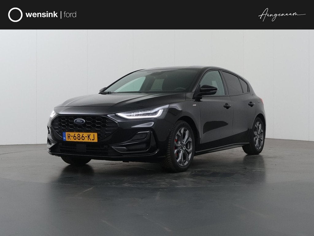 Ford Focus 1.0 EcoBoost Hybrid ST Line Style | Winterpakket, Gebruikt, Zwart, Origineel Nederlands, Bedrijf