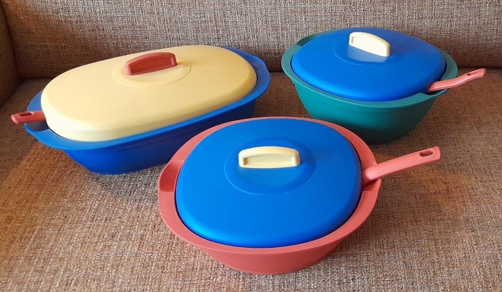 tupperware schalen, Ophalen of Verzenden, Zo goed als nieuw, Groen, Schaal