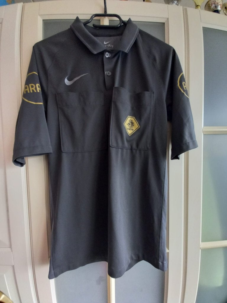 Nike KNVB scheidsrechtersshirt maat S, Maat S, Ophalen of Verzenden, Zo goed als nieuw, Shirt