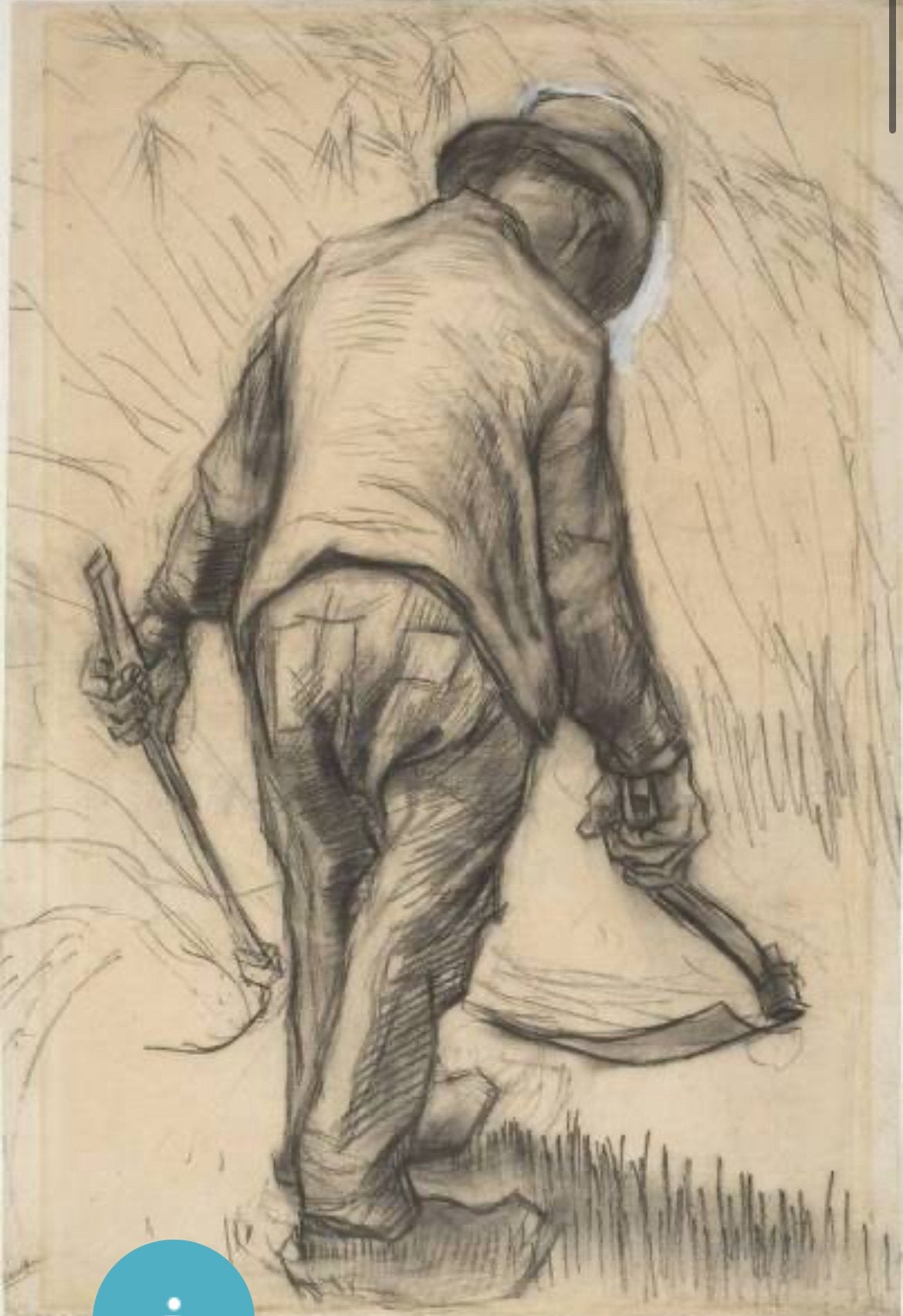 Prent op hout voor aan de muur, Ophalen