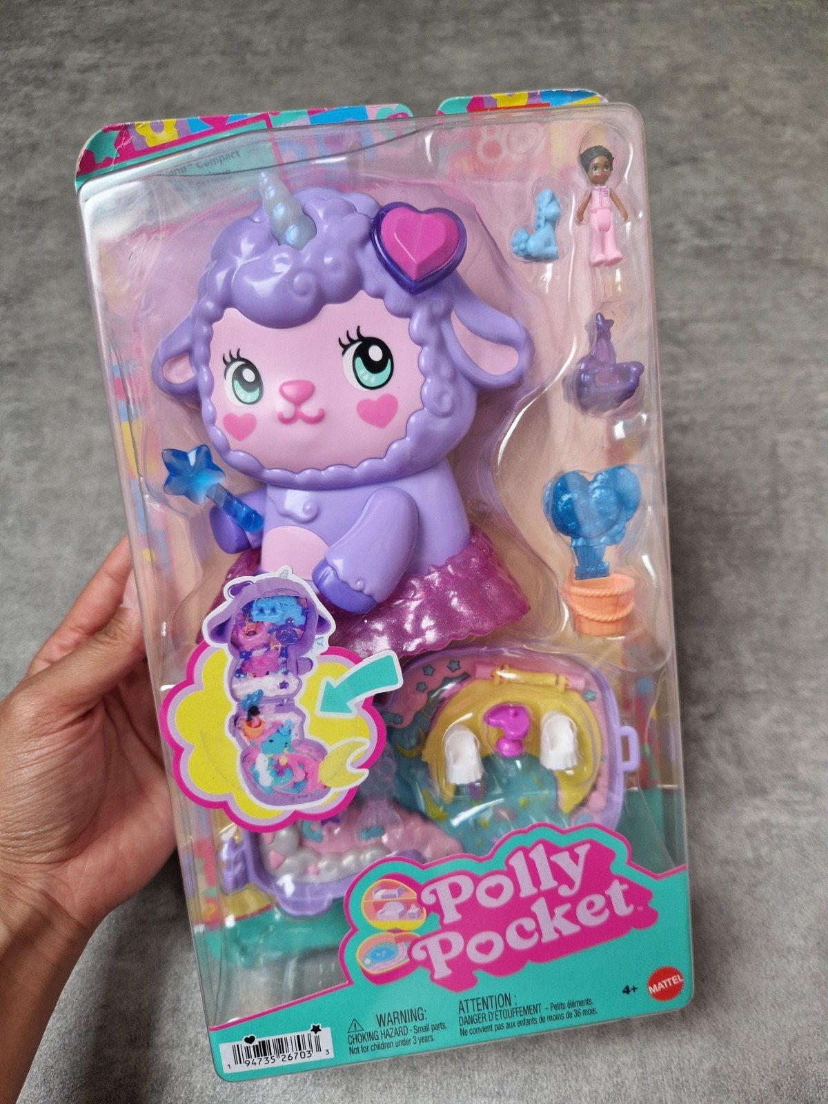 Polly Pocket Cozy Dreamland schaapje, Ophalen of Verzenden