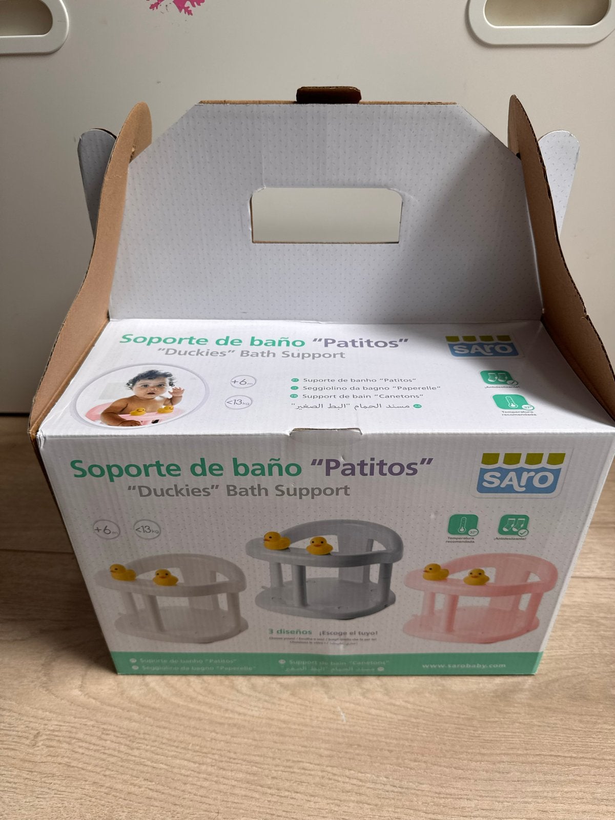 Saro Badzitje "Duckies" Bath Support - Nieuw in doos, Nieuw, Badzitje of Badring, Standaard, Ophalen