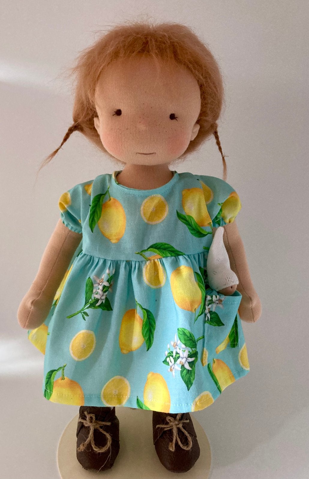 Zonnekindpop waldorf 36cm vrijeschool antroposofische pop, Ophalen of Verzenden, Nieuw, Overige typen