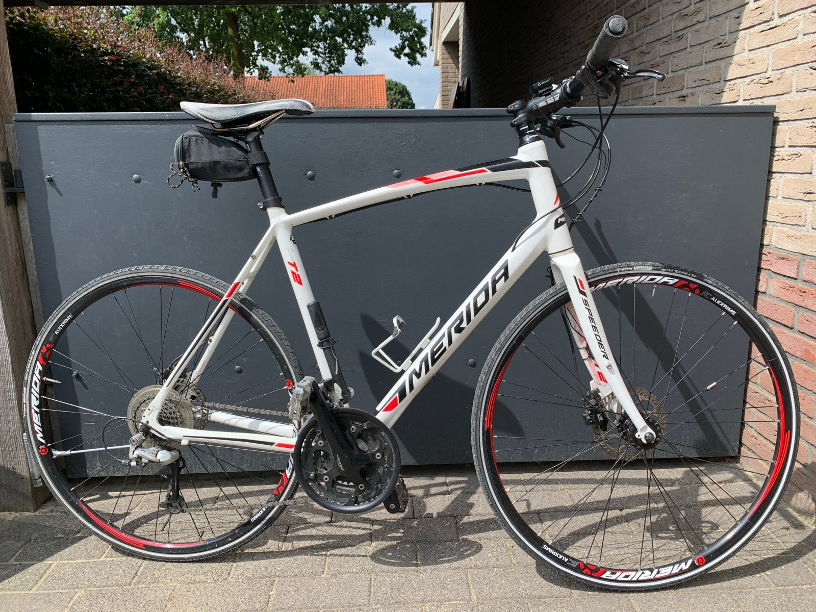 Merida Speeder T2 disc hybride fiets - 56cm frame, Fietsen en Brommers, Fietsen | Heren | Sportfietsen en Toerfietsen, 28 inch