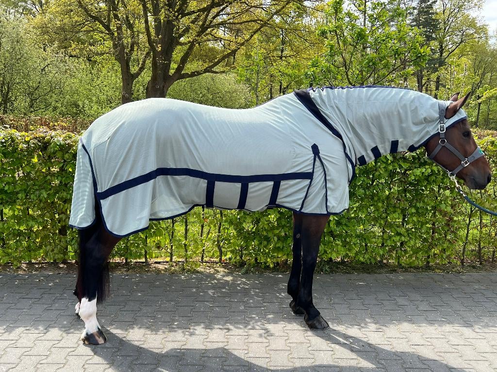 VMB Vliegendeken Perfecte pasvorm!, Dieren en Toebehoren, Paarden en Pony's | Dekens en Dekjes, Ophalen of Verzenden, Nieuw, Grijs
