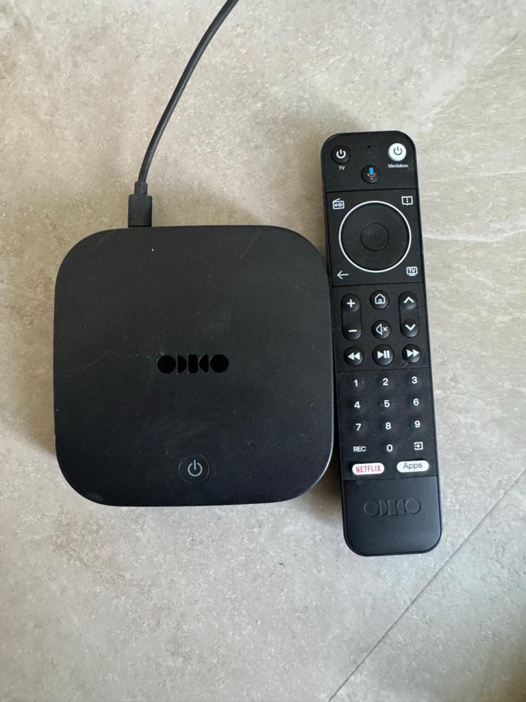 Odido TV Box (zo goed als nieuw) + optioneel ZYXEL T-56 mode, Ophalen, Zo goed als nieuw, Decoder