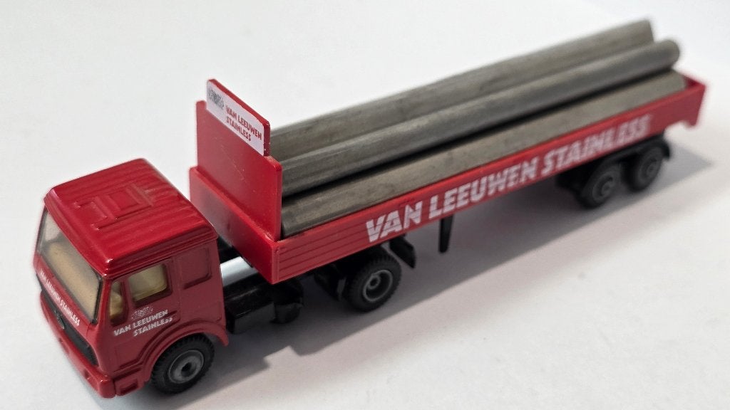 EFSI Mercedes-Benz Van Leeuwen Stainless vrachtwagen, Ophalen of Verzenden, Gebruikt, Bus of Vrachtwagen, Efsi