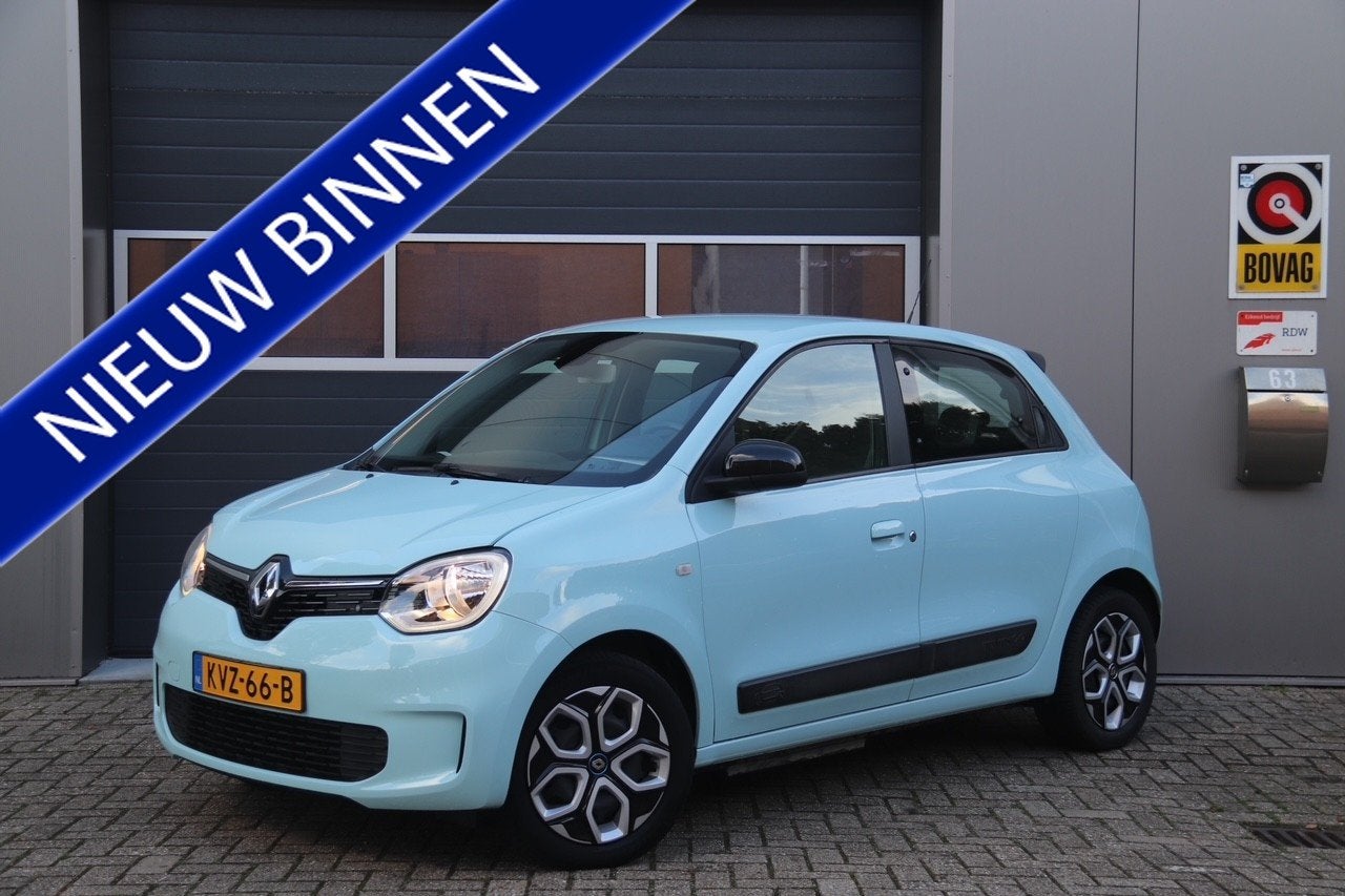 Renault Twingo Z.E. R80 Intens, Carplay, Airco, SOH 88,3%, Automaat, Dealer onderhouden, Gebruikt, Zwart