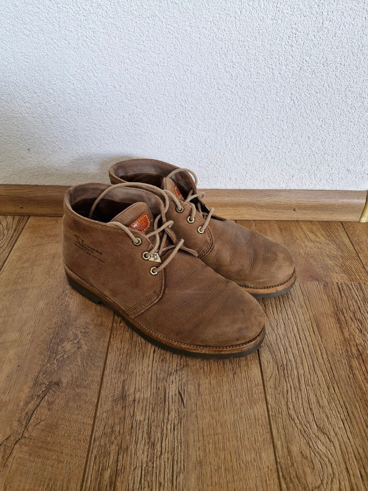 Panama Jack leren schoenen camel maat 44, Bruin, Boots, Ophalen of Verzenden, Zo goed als nieuw