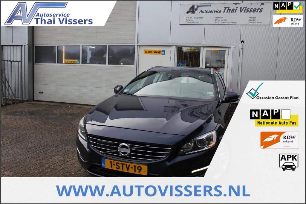 Volvo V60 2.4 D6 AWD Plug-In Hybrid Summum FULL OPTION!, Auto's, Volvo, Automaat, Beige, Blauw, Vierwielaandrijving
