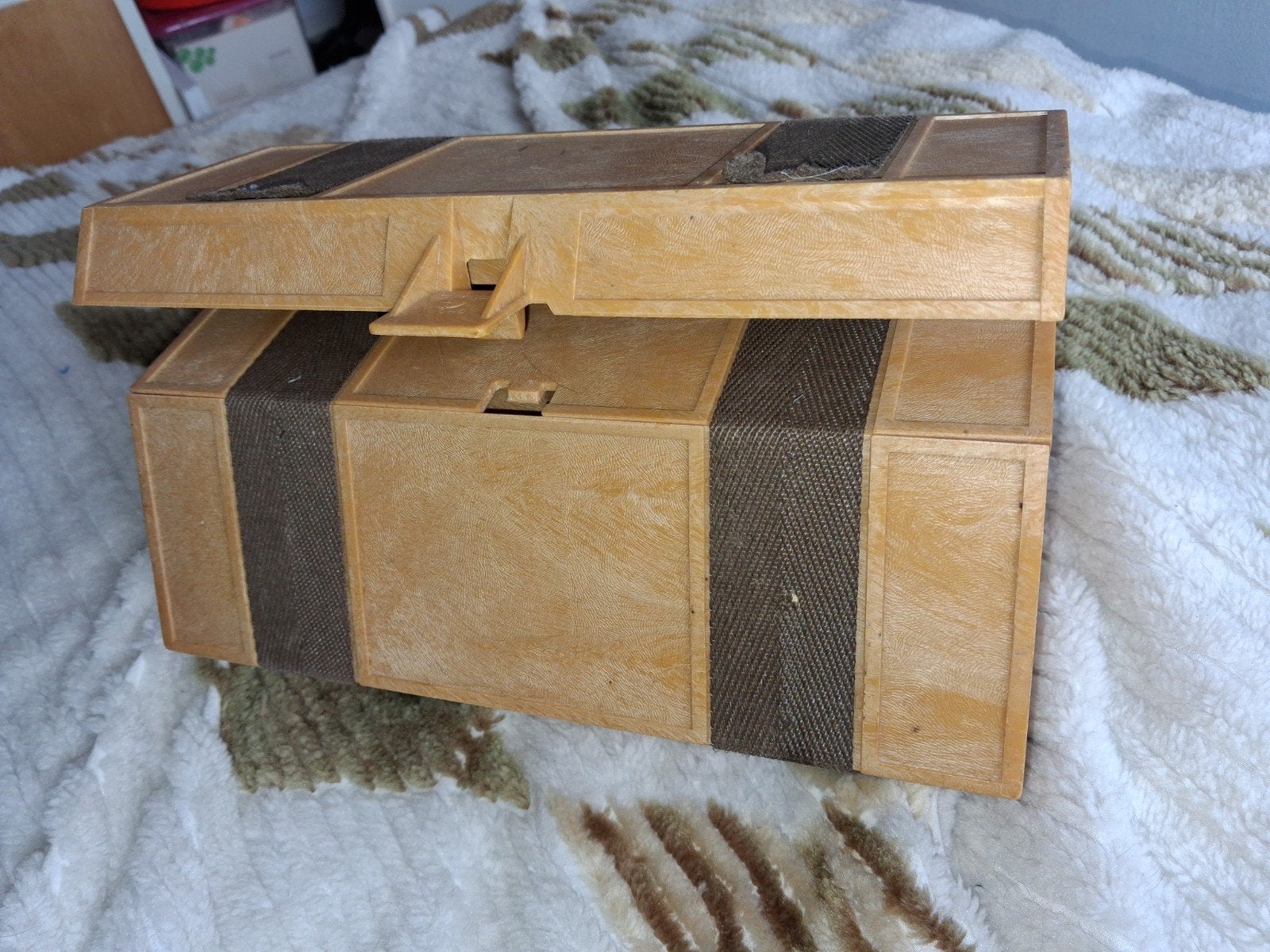 Vintage rolykit opbergbox, Ophalen of Verzenden, Huis en Inrichting
