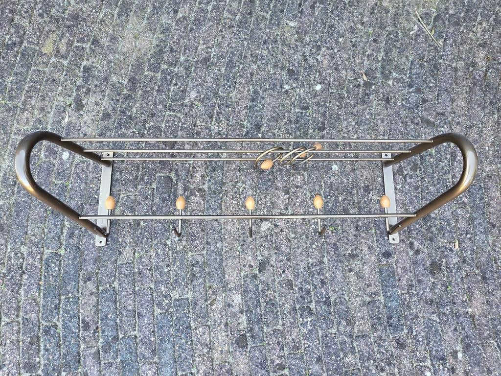 Stijlvolle kapstok - metaal en hout (Bony design), Huis en Inrichting, Woonaccessoires | Kapstokken, Gebruikt, Minder dan 100 cm