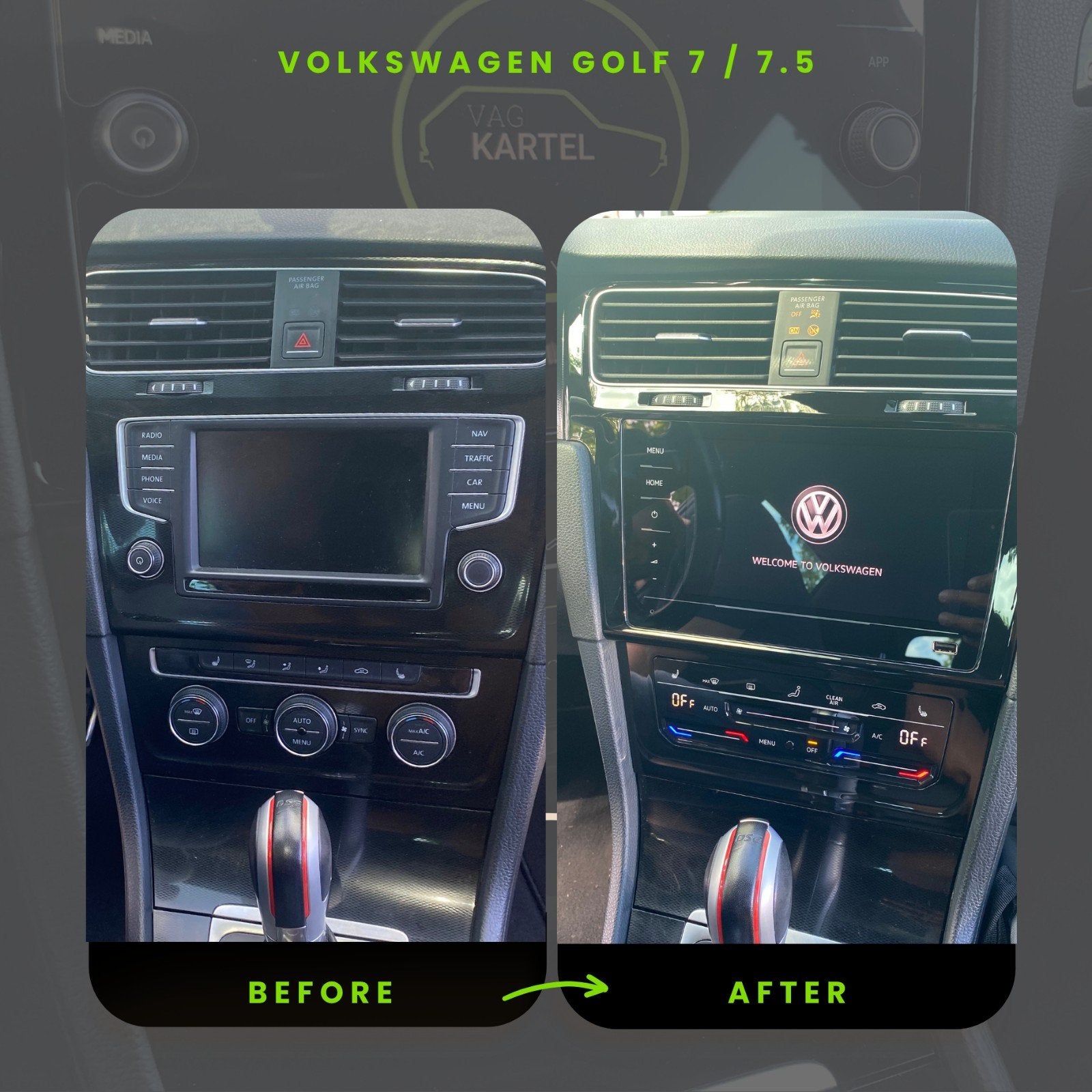 Radio CarPlay Discovery Pro Volkswagen Golf 7, Tiguan etc., Auto diversen, Ophalen of Verzenden, Nieuw