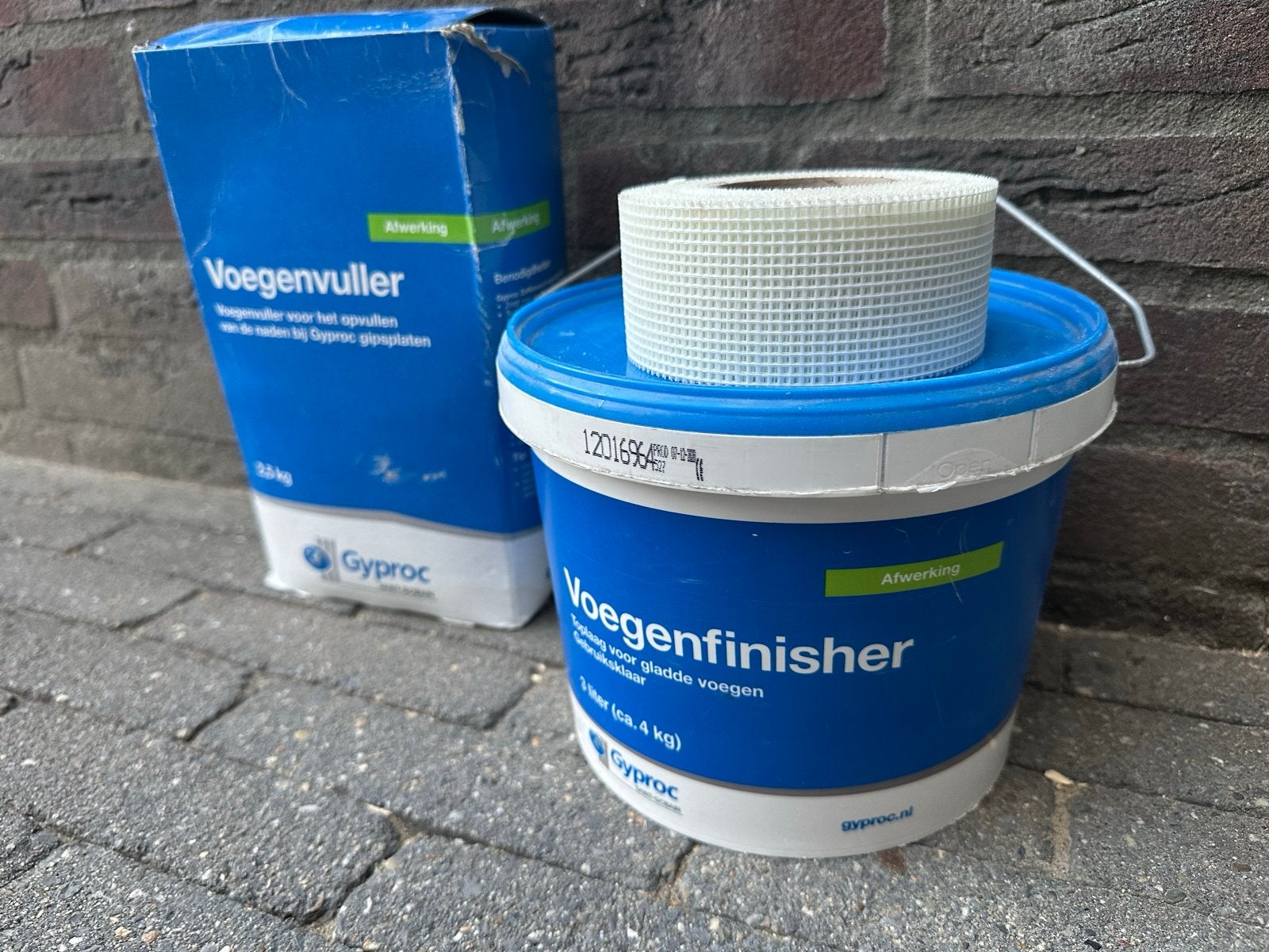 Gyproc gipsplaat vuller, finisher, voegenvuller, wapeningsba, Ophalen of Verzenden, Nieuw, Overige materialen