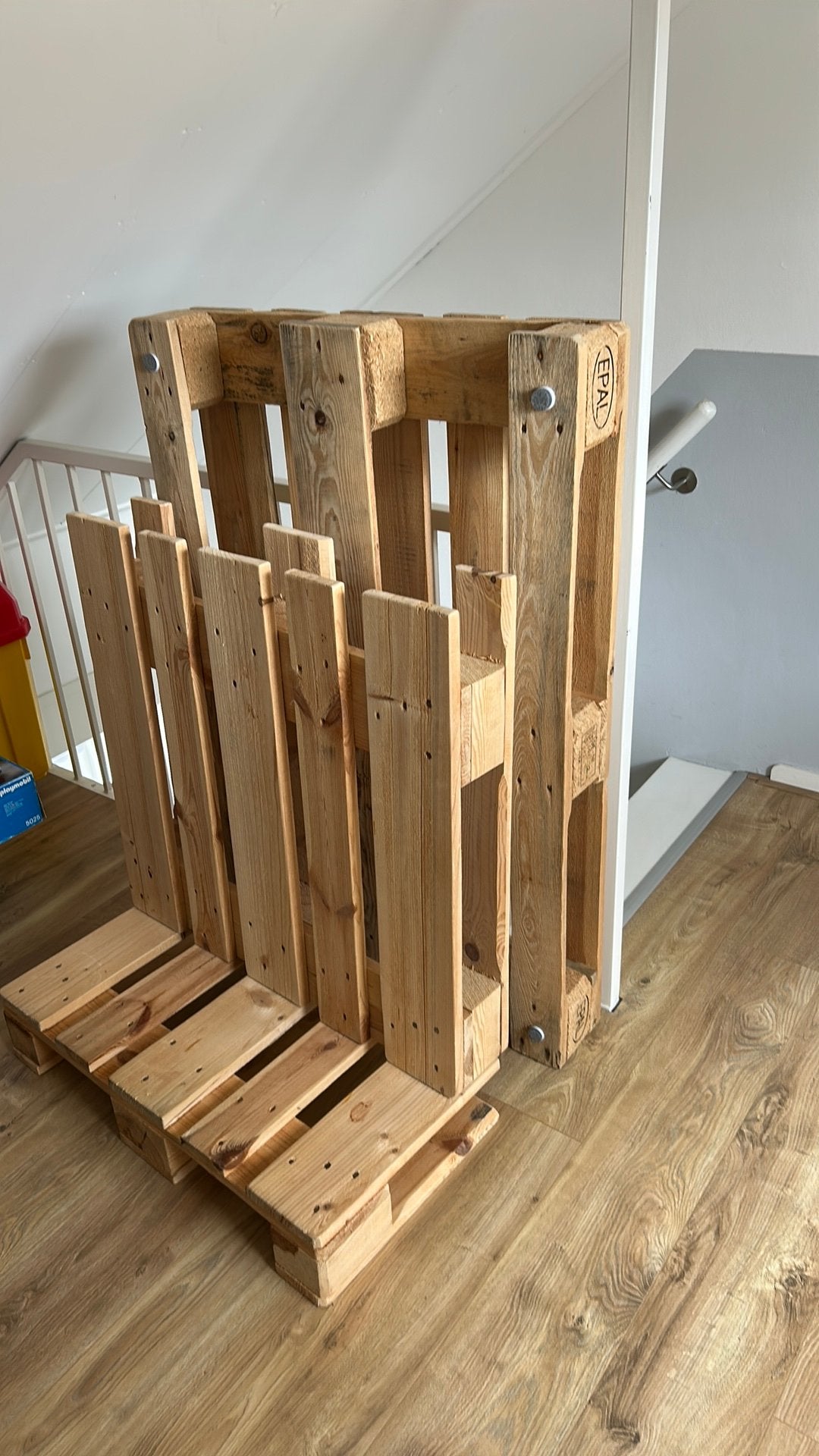 Palletbed 80 x 198 cm, Ophalen, Zo goed als nieuw, Pallet, Minder dan 200 cm