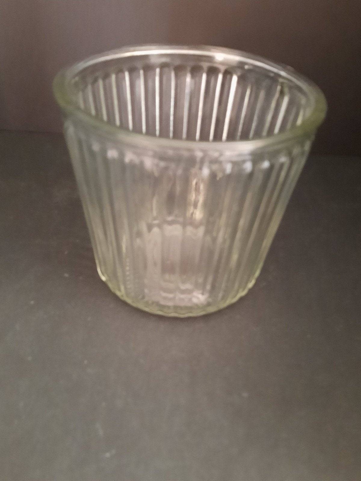 Glazen Hyacintenpot met Ribbels - Transparant, Gebruikt, Met patroon/structuur, Transparant, Onbekend