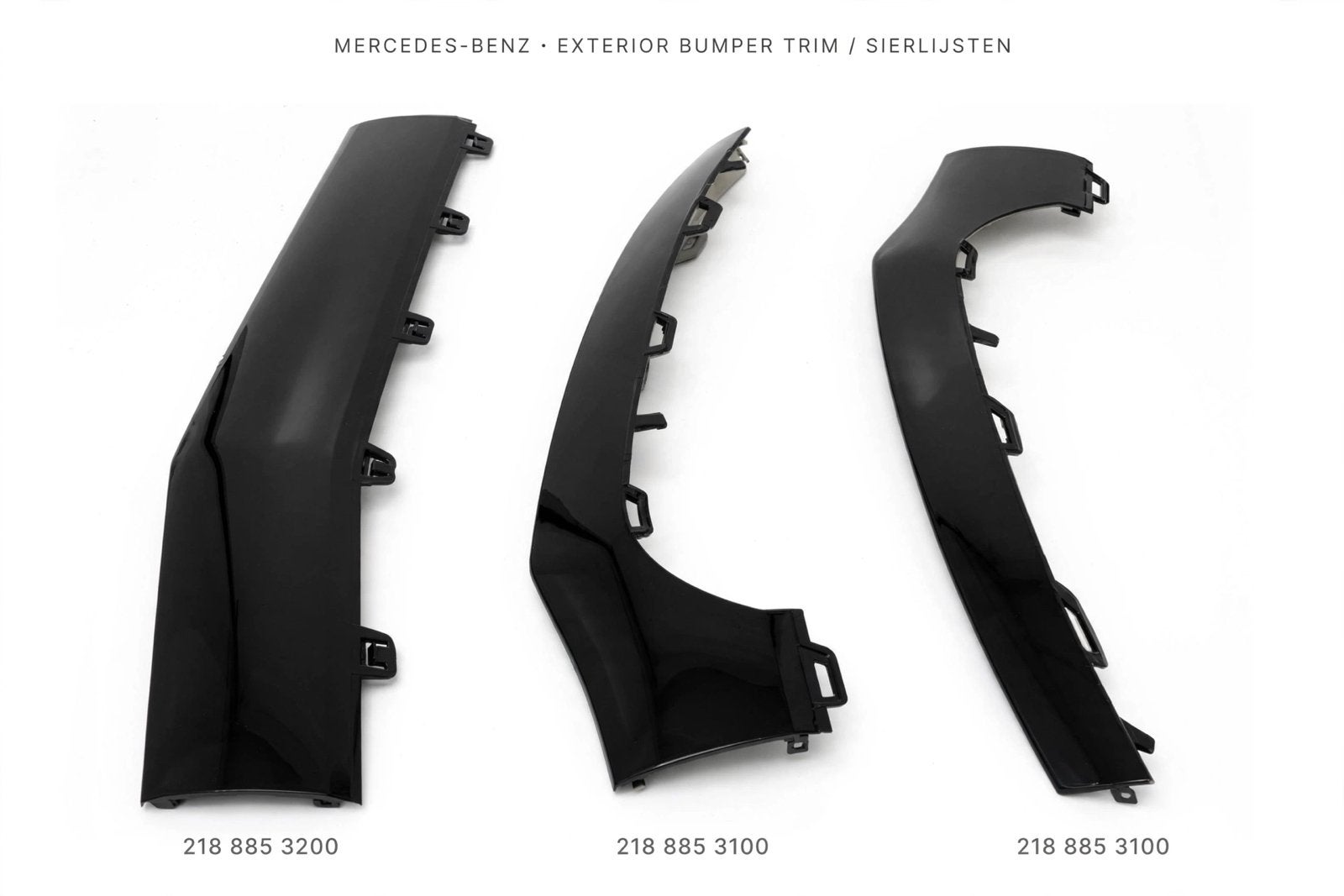 Mercedes-Benz CLS-Klasse (W218) Bumperlijsten, Voor, Mercedes-Benz, Nieuw, Ophalen of Verzenden