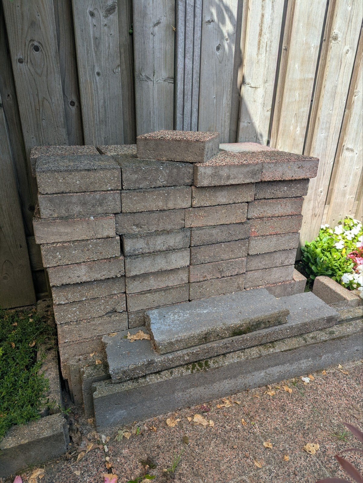 Gratis tegels, Tuin en Terras, Ophalen, Terrastegels