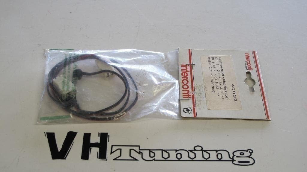 Citroen AX /BX CX interconti luidspreker adapterkabel 40032, Ophalen of Verzenden, Nieuw