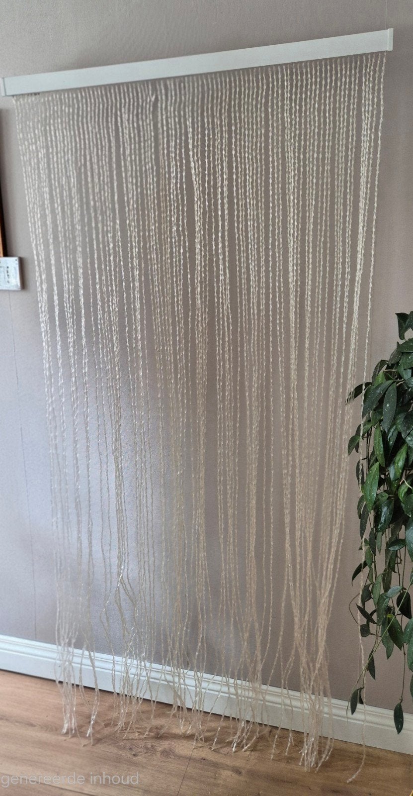 Zware kwaliteit vliegengordijn, Ophalen, Kunststof, Gebruikt, 80 tot 100 cm