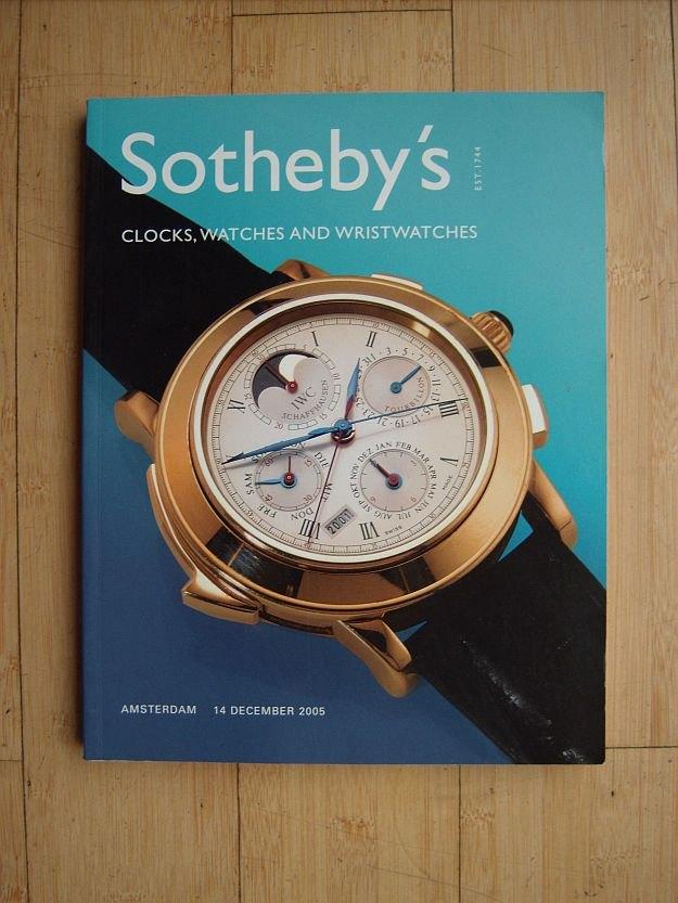 Sotheby's Klokken, horloges en polshorloges A'dam 14-12-2005, Boeken, Ophalen of Verzenden, Zo goed als nieuw