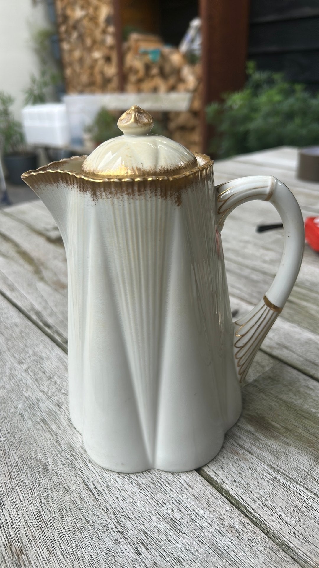 Antieke Foley China koffie- of chocoladepot, Ophalen of Verzenden