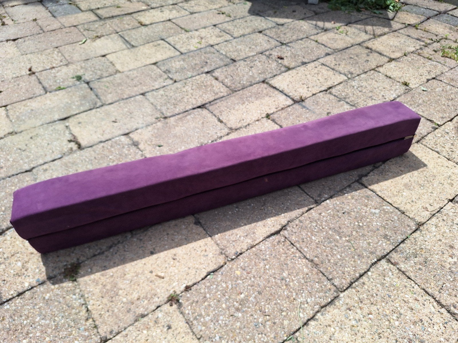 Paarse inklapbare evenwichtbalk 2.10m - Turnentraining, Sport en Fitness, Turnen, Maat 36 t/m 42, Ophalen, Materiaal