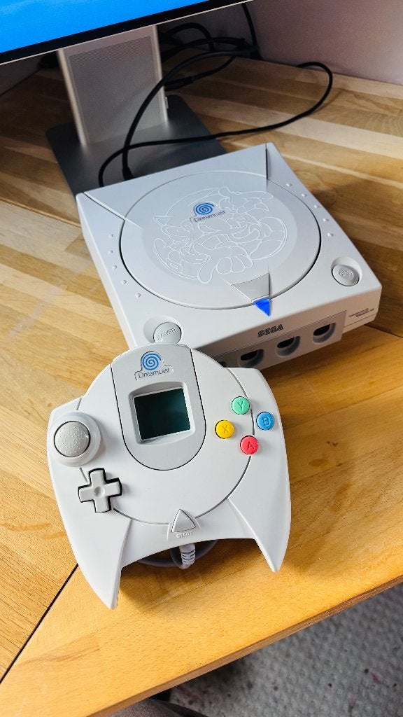 Sega Dreamcast, Controller, VMU, Klokmodule, HDMI, Spelcomputers en Games, Spelcomputers | Sega, Ophalen of Verzenden, Zo goed als nieuw