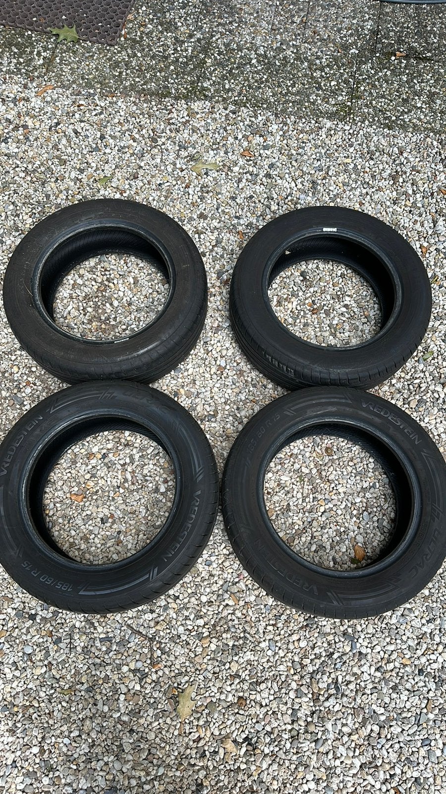 Vredestrein Ultrac 185/60 R15 zomerbanden, Ophalen