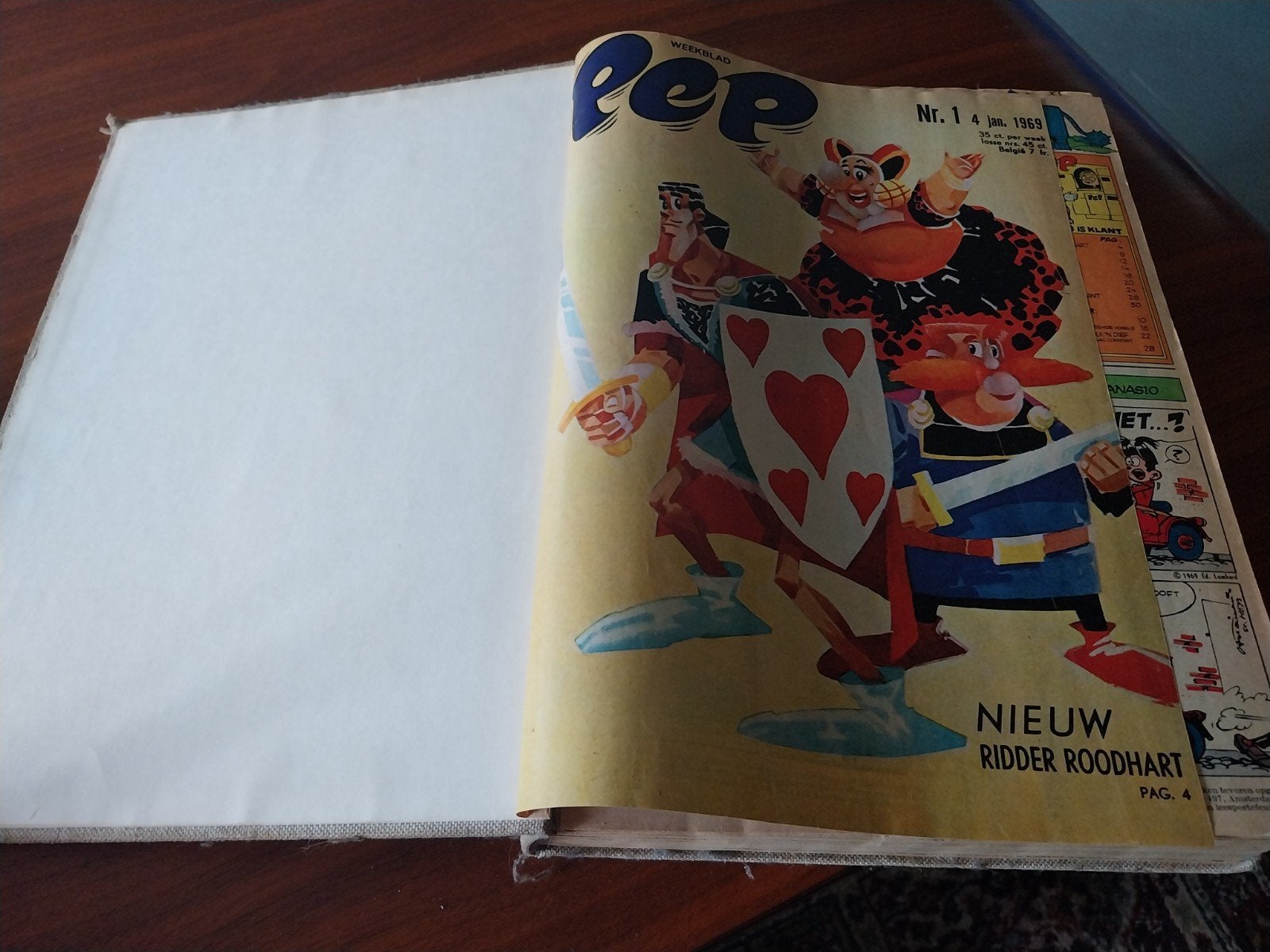 Pep jaargang 1969 - Compleet in 2 ingebonden boeken, Boeken, Complete serie of reeks, Ophalen of Verzenden, Gelezen