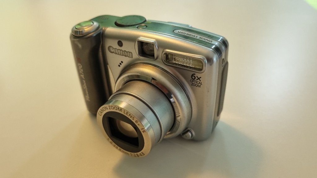 Canon PowerShot A720 IS met Delsey gopix 5 hoes, 8 megapixels, Gebruikt, Canon, Ophalen of Verzenden