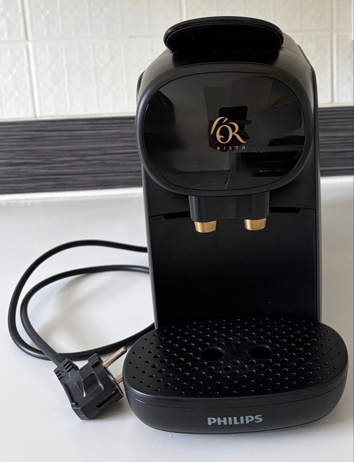 Philips L'OR Barista LM9012/21 Koffiezetapparaat Zwart, Koffiemachine, Ophalen of Verzenden, Zo goed als nieuw, 1 kopje