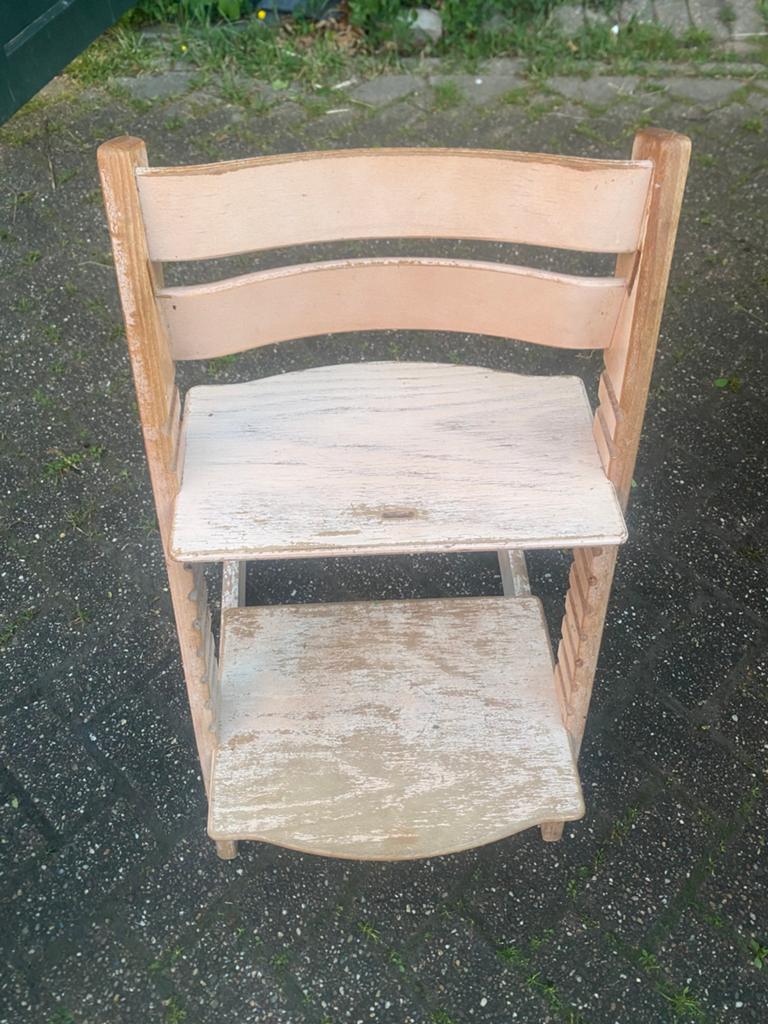 Triptrap stoel gebruikt, Kinderen en Baby's, Kinderstoelen, Ophalen, Gebruikt, Meegroeistoel
