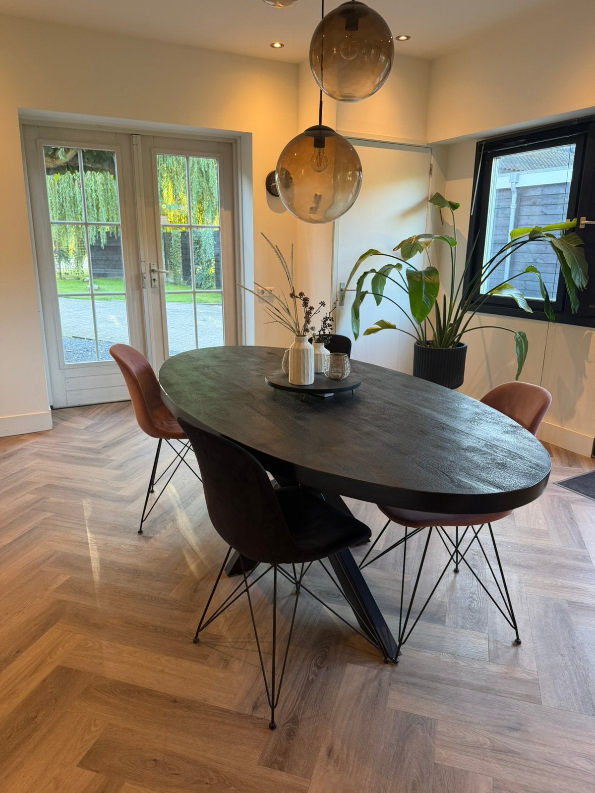 Tafel ovaal, Ophalen, 200 cm of meer, 50 tot 100 cm, Zo goed als nieuw