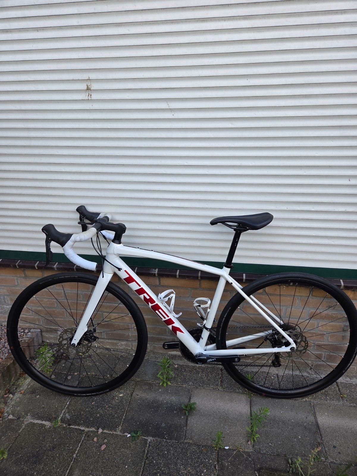 Trek domane AL 3 maat 52 racefiets, cyclocross te koop, 28 inch, Aluminium, 49 tot 53 cm, Zo goed als nieuw