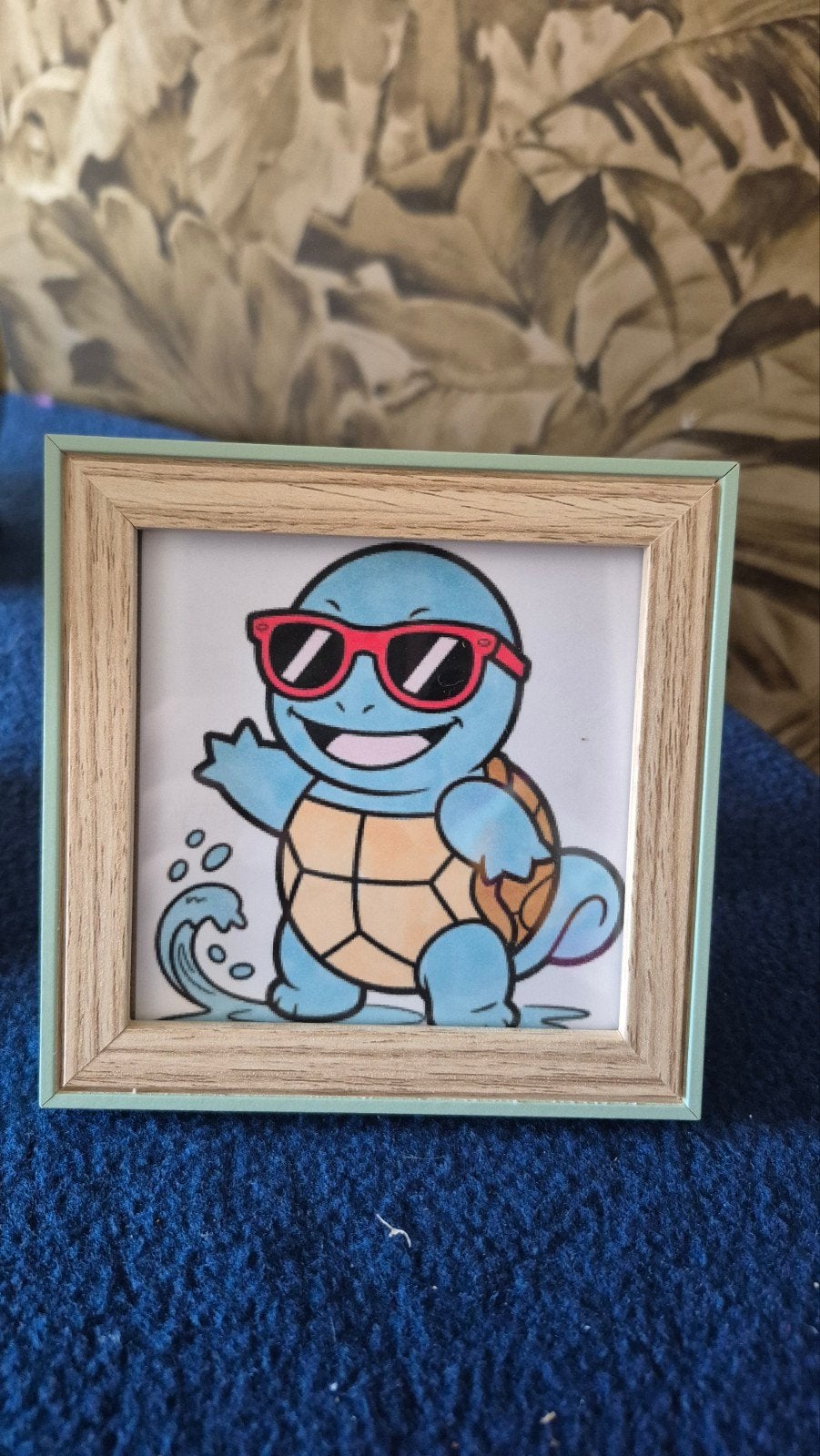 Squirtle tekening in fotolijst, Ophalen of Verzenden, Nieuw, Overige typen