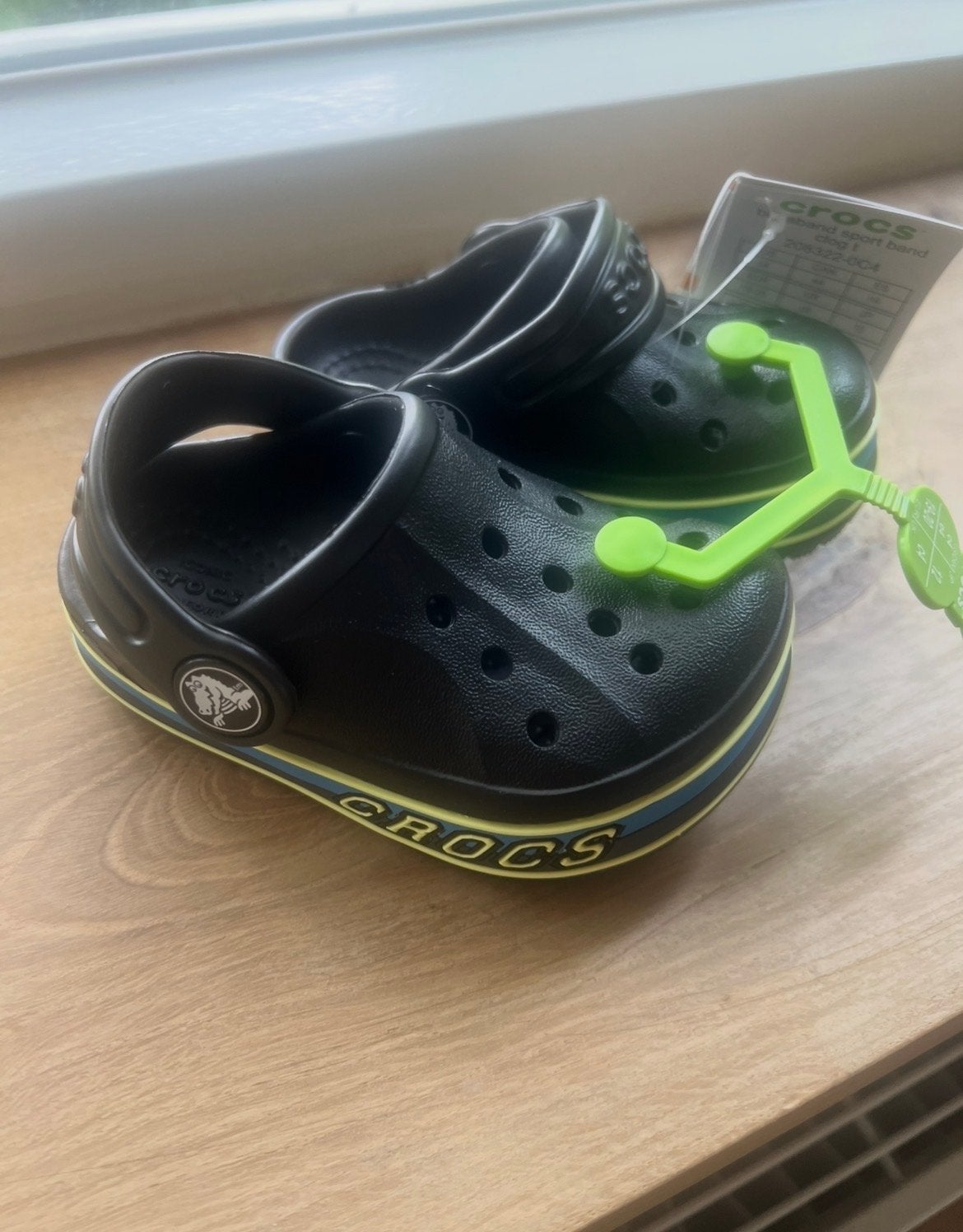 Nieuwe Crocs Bayaband Sport Band Clog T - Maat 19-20, Ophalen of Verzenden, Nieuw, Jongen of Meisje, Schoenen