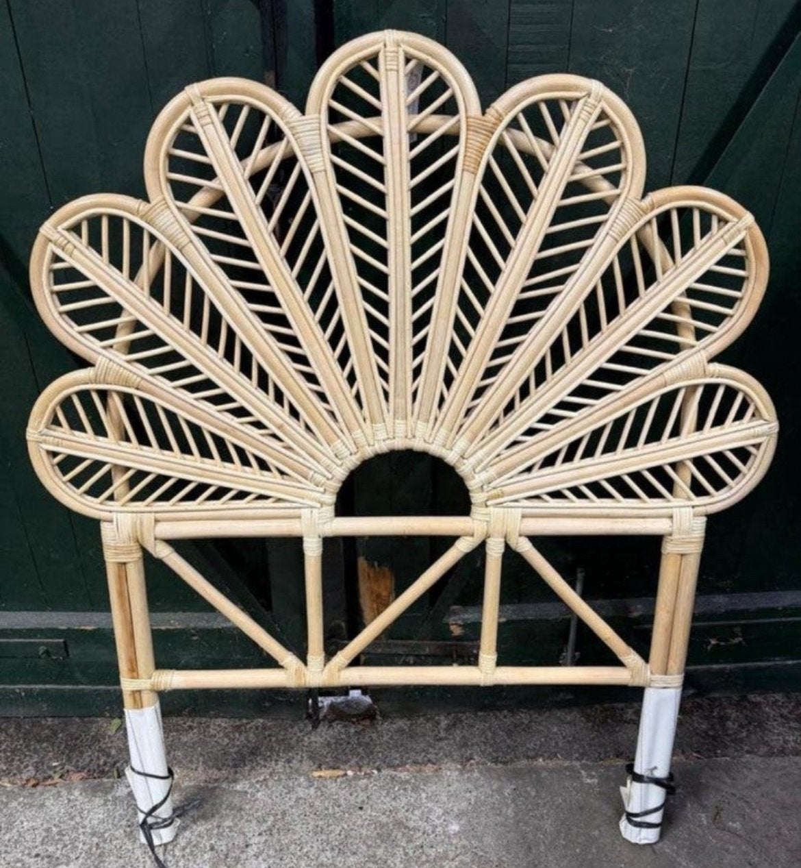 Rotan hoofdeinde uitverkoop op=op, Ophalen, Zo goed als nieuw, Eenpersoons, Hout